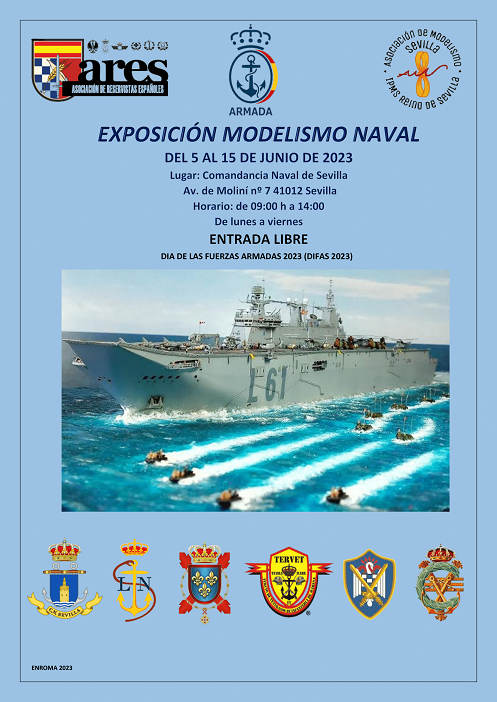 Cartel Exposición Modelismo Naval